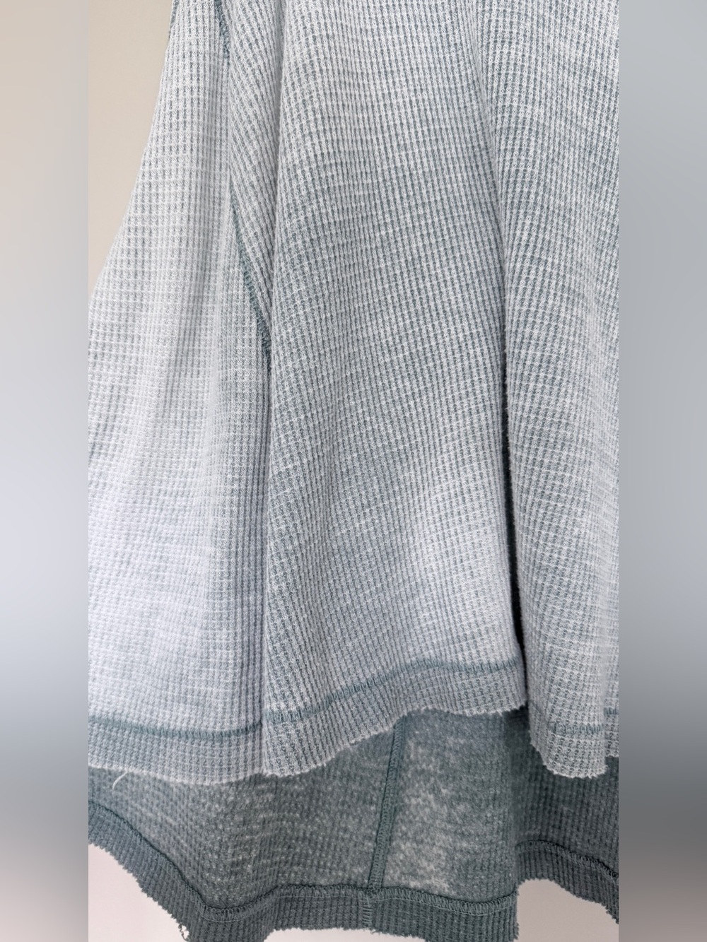 Free People/We The Free Light Blue Waffle Knit Tank - Picture 3 of 7